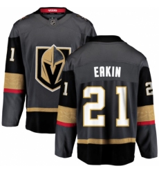 Youth Vegas Golden Knights #21 Cody Eakin Authentic Black Home Fanatics Branded Breakaway NHL Jersey