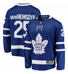 Men's Toronto Maple Leafs #25 James Van Riemsdyk Fanatics Branded Royal Blue Home Breakaway NHL Jersey