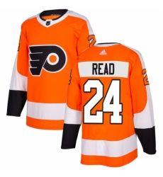 Men's Adidas Philadelphia Flyers #24 Matt Read Premier Orange Home NHL Jersey