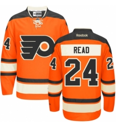 Women's Reebok Philadelphia Flyers #24 Matt Read Premier Orange New Third NHL Jersey