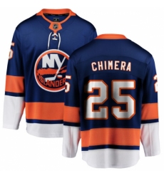 Men's New York Islanders #25 Jason Chimera Fanatics Branded Royal Blue Home Breakaway NHL Jersey