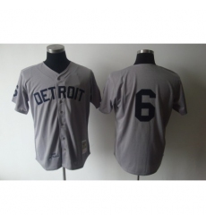 Mitchell And Ness 1968 Men's Detroit Tigers #6 Al Kaline Grey Stitched MLB Jersey