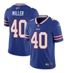 Men's Nike Buffalo Bills #40 Von Miller Royal Blue Team Color Stitched NFL Vapor Untouchable Limited Jersey