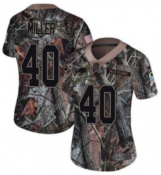 Women's Nike Buffalo Bills #40 Von Miller Camo Stitched NFL Limited Rush Realtree Jersey