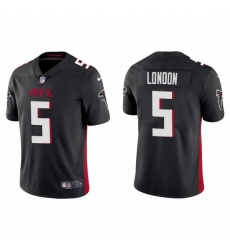 Youth Atlanta Falcons #5 Drake London Nike Black Vapor Untouchable Limited NFL Stitched Jersey