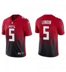 Youth Atlanta Falcons #5 Drake London Nike Red Vapor Untouchable Limited NFL Stitched Jersey