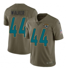 Men's Nike Jacksonville Jaguars #44 Travon Walker Olive Stitched NFL Limited 2017 Salute To Service Jersey