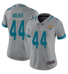 Women's Nike Jacksonville Jaguars #44 Travon Walker Silver Stitched NFL Limited Inverted Legend Jersey