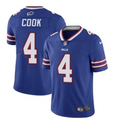 Men's Nike Buffalo Bills #4 James Cook Royal Blue Team Color Stitched NFL Vapor Untouchable Limited Jersey