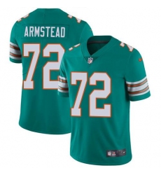 Men's Nike Miami Dolphins #72 Terron Armstead Aqua Green Alternate Stitched NFL Vapor Untouchable Limited Jersey