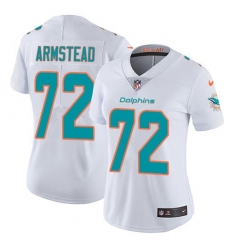 Women's Nike Miami Dolphins #72 Terron Armstead White Stitched NFL Vapor Untouchable Limited Jersey