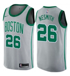 Men's Nike Boston Celtics #26 Aaron Nesmith Gray NBA Swingman City Edition Jersey