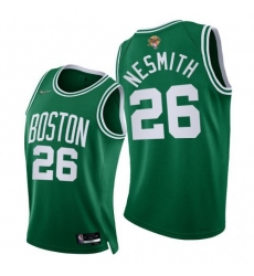 Men's Nike Boston Celtics #26 Aaron Nesmith Green 2022 NBA Finals Diamond Anniversary Jersey