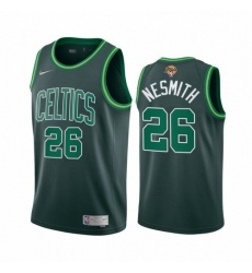 Men's Nike Boston Celtics #26 Aaron Nesmith Green Swingman 2022 NBA Finals Earned Edition Jersey