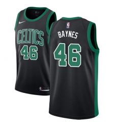 Men's Nike Boston Celtics #46 Aron Baynes Black NBA Swingman Statement Edition Jersey