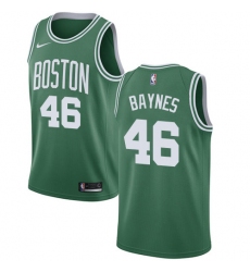 Men's Nike Boston Celtics #46 Aron Baynes Green NBA Swingman Icon Edition Jersey