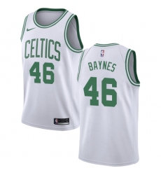 Men's Nike Boston Celtics #46 Aron Baynes White NBA Swingman Association Edition Jersey