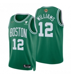 Men's Boston Celtics #12 Grant Williams Green Nike 2022 NBA Finals 75th Anniversary Diamond Icon Edition Swingman Jersey