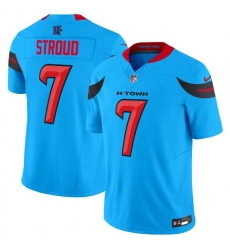 Men's Houston Texans #7 C.J. Stroud Blue 2024 F.U.S.E. Limited Football Stitched Jersey