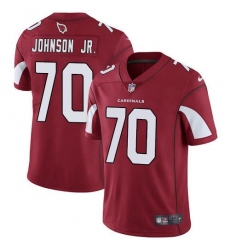 Men's Nike Arizona Cardinals #70 Paris Johnson Jr. Red Team Color Stitched NFL Vapor Untouchable Limited Jersey