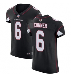 Men's Arizona Cardinals #6 James Conner Black Alternate Stitched NFL New Elite Jersey