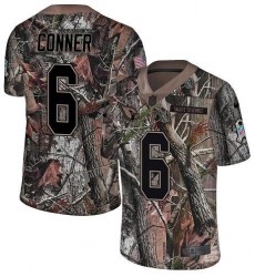 Men's Arizona Cardinals #6 James Conner Camo Stitched NFL Limited Rush Realtree Jersey