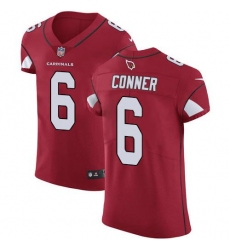 Men's Arizona Cardinals #6 James Conner Red Team Color Stitched NFL Vapor Untouchable Elite Jersey