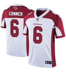 Men's Arizona Cardinals #6 James Conner White Stitched NFL Vapor Untouchable Limited Jersey