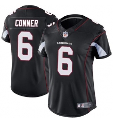 Women's Arizona Cardinals #6 James Conner Black Alternate Stitched NFL Vapor Untouchable Limited Jersey