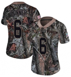 Women's Arizona Cardinals #6 James Conner Camo Stitched NFL Limited Rush Realtree Jersey