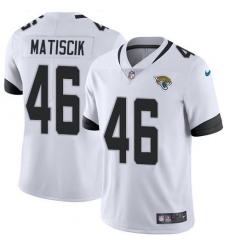 Men's Nike Jacksonville Jaguars #46 Ross Matiscik White Stitched NFL Vapor Untouchable Limited Jersey