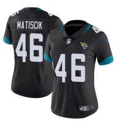 Women's Nike Jacksonville Jaguars #46 Ross Matiscik Black Team Color Stitched NFL Vapor Untouchable Limited Jersey