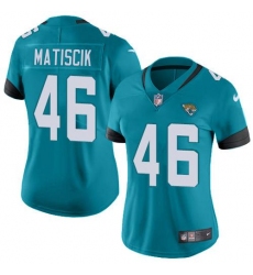 Women's Nike Jacksonville Jaguars #46 Ross Matiscik Teal Green Alternate Stitched NFL Vapor Untouchable Limited Jersey