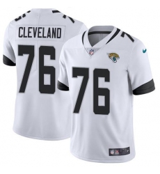 Men's Nike Jacksonville Jaguars #76 Ezra Cleveland White Stitched NFL Vapor Untouchable Limited Jersey