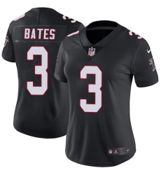 Women's Nike Atlanta Falcons #3 Jessie Bates Black Alternate Stitched NFL Vapor Untouchable Limited Jersey