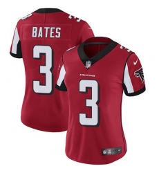 Women's Nike Atlanta Falcons #3 Jessie Bates Red Team Color Stitched NFL Vapor Untouchable Limited Jersey