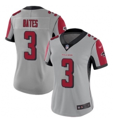 Women's Nike Atlanta Falcons #3 Jessie Bates Silver Stitched NFL Limited Inverted Legend Jersey