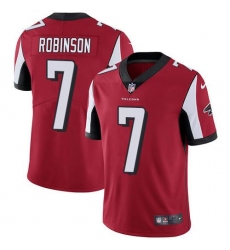 Men's Nike Atlanta Falcons #7 Bijan Robinson Red Team Color Stitched NFL Vapor Untouchable Limited Jersey