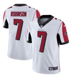 Men's Nike Atlanta Falcons #7 Bijan Robinson White Stitched NFL Vapor Untouchable Limited Jersey