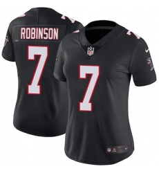 Women's Nike Atlanta Falcons #7 Bijan Robinson Black Alternate Stitched NFL Vapor Untouchable Limited Jersey