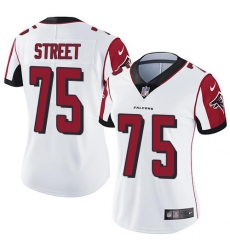 Women's Nike Atlanta Falcons #75 Kentavius Street White Stitched NFL Vapor Untouchable Limited Jersey