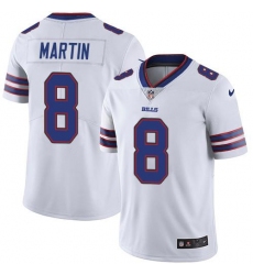 Men's Nike Buffalo Bills #8 Sam Martin White Stitched NFL Vapor Untouchable Limited Jersey