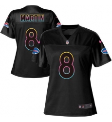 Women's Nike Buffalo Bills #8 Sam Martin Black NFL Fashion Game Jersey