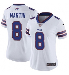 Women's Nike Buffalo Bills #8 Sam Martin White Stitched NFL Vapor Untouchable Limited Jersey