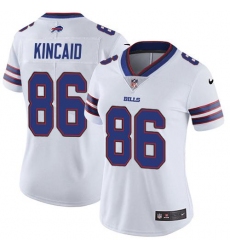 Women's Nike Buffalo Bills #86 Dalton Kincaid White Stitched NFL Vapor Untouchable Limited Jersey