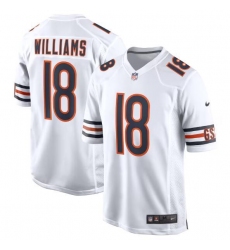 Unisex Chicago Bears Caleb Williams Nike White 2024 NFL Draft First Round Pick Player Game Jersey