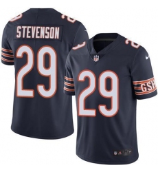 Men's Nike Chicago Bears #29 Tyrique Stevenson Navy Blue Team Color Stitched NFL Vapor Untouchable Limited Jersey