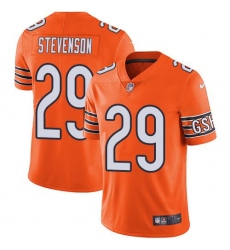 Men's Nike Chicago Bears #29 Tyrique Stevenson Orange Stitched NFL Limited Rush Jersey