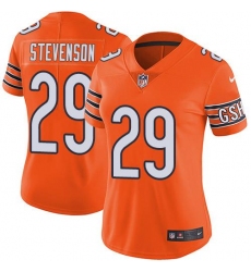 Women's Nike Chicago Bears #29 Tyrique Stevenson Orange Stitched NFL Limited Rush Jersey