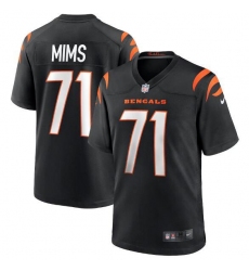 Unisex Cincinnati Bengals #71 Amarius Mims Nike Black 2024 NFL Draft First Round Pick Player Game Jersey